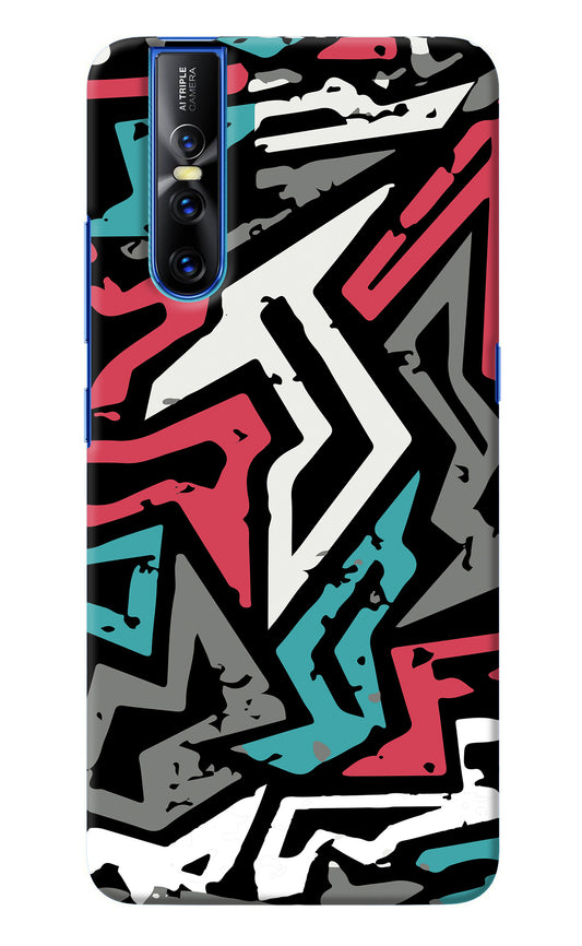 Geometric Graffiti Vivo V15 Pro Back Cover