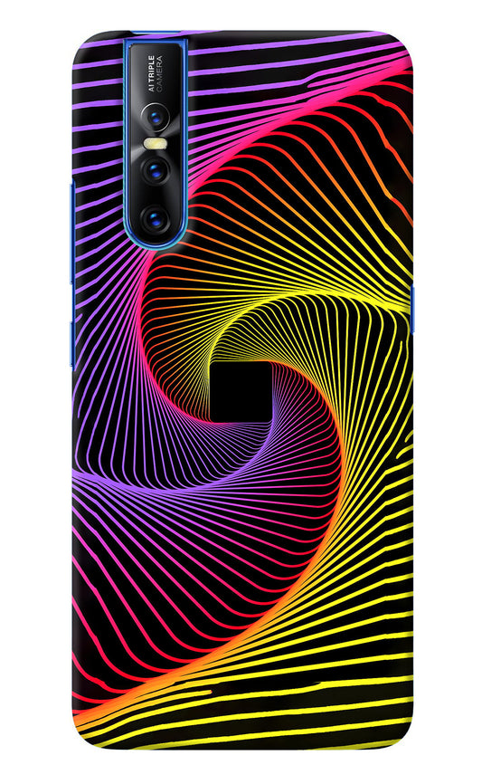 Colorful Strings Vivo V15 Pro Back Cover