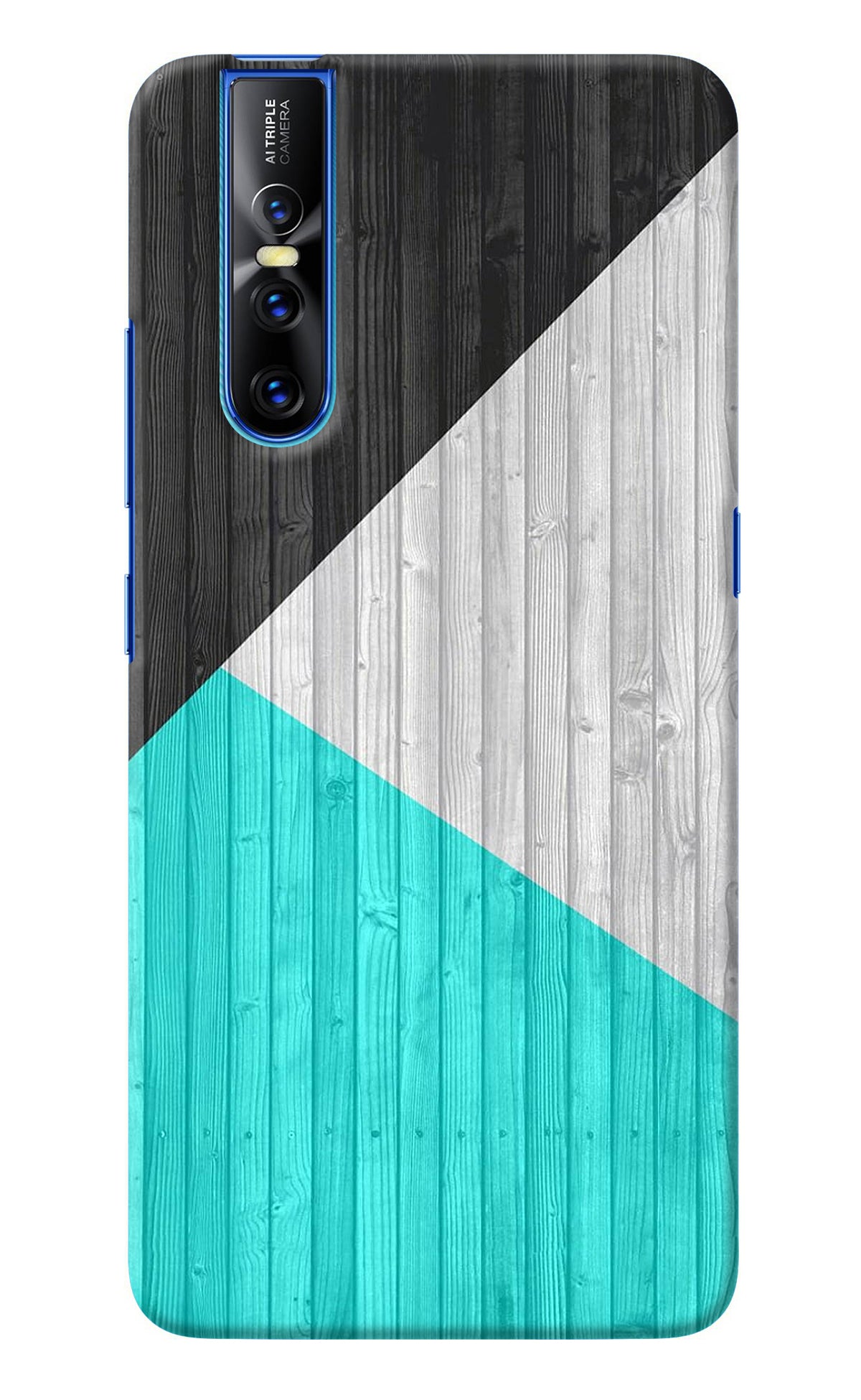 Wooden Abstract Vivo V15 Pro Back Cover