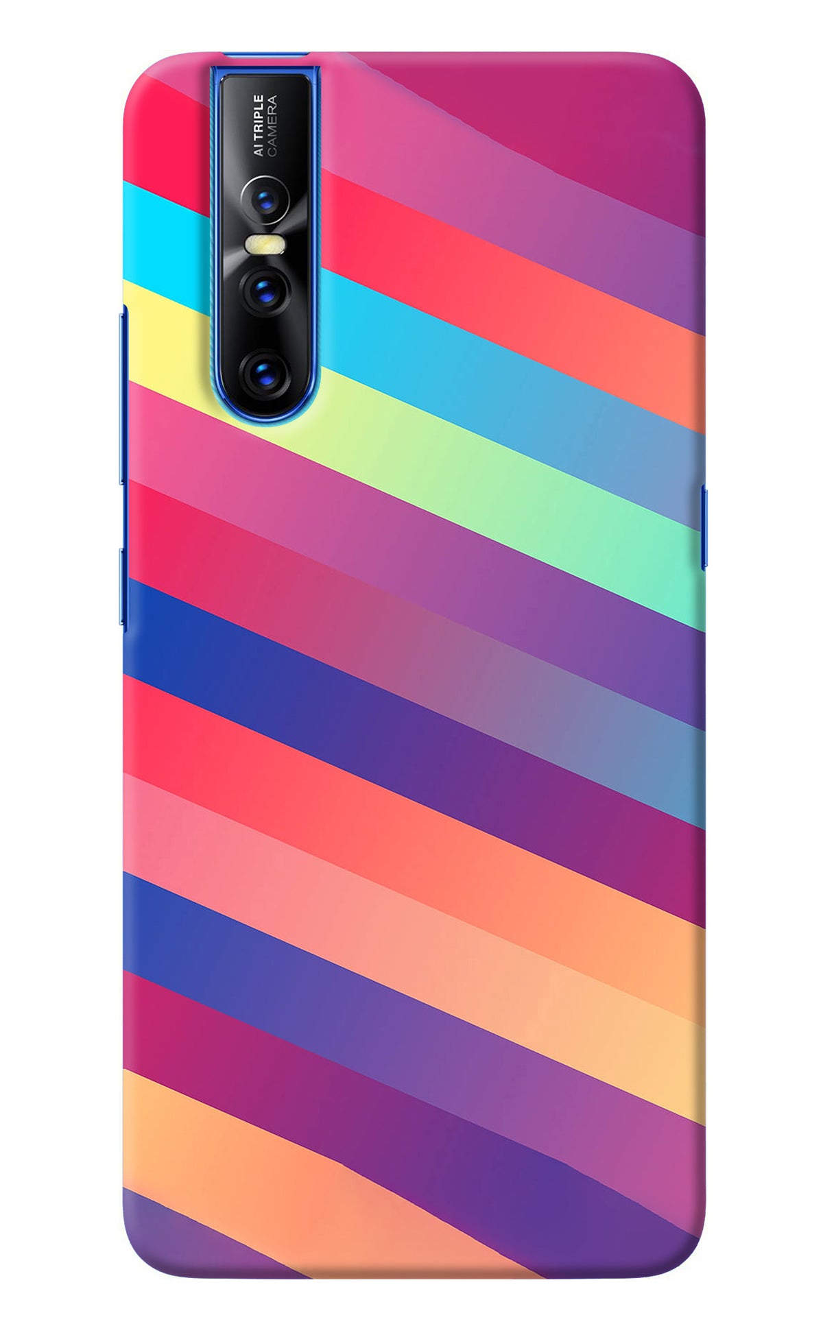 Stripes color Vivo V15 Pro Back Cover