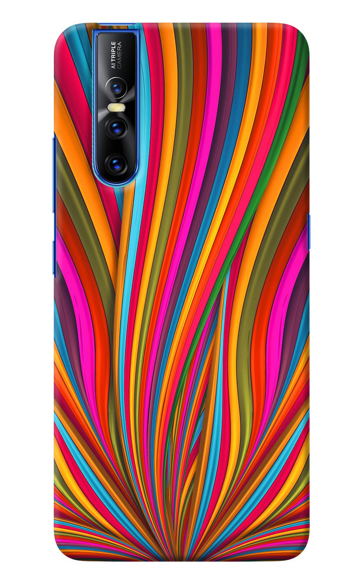 Trippy Wavy Vivo V15 Pro Back Cover