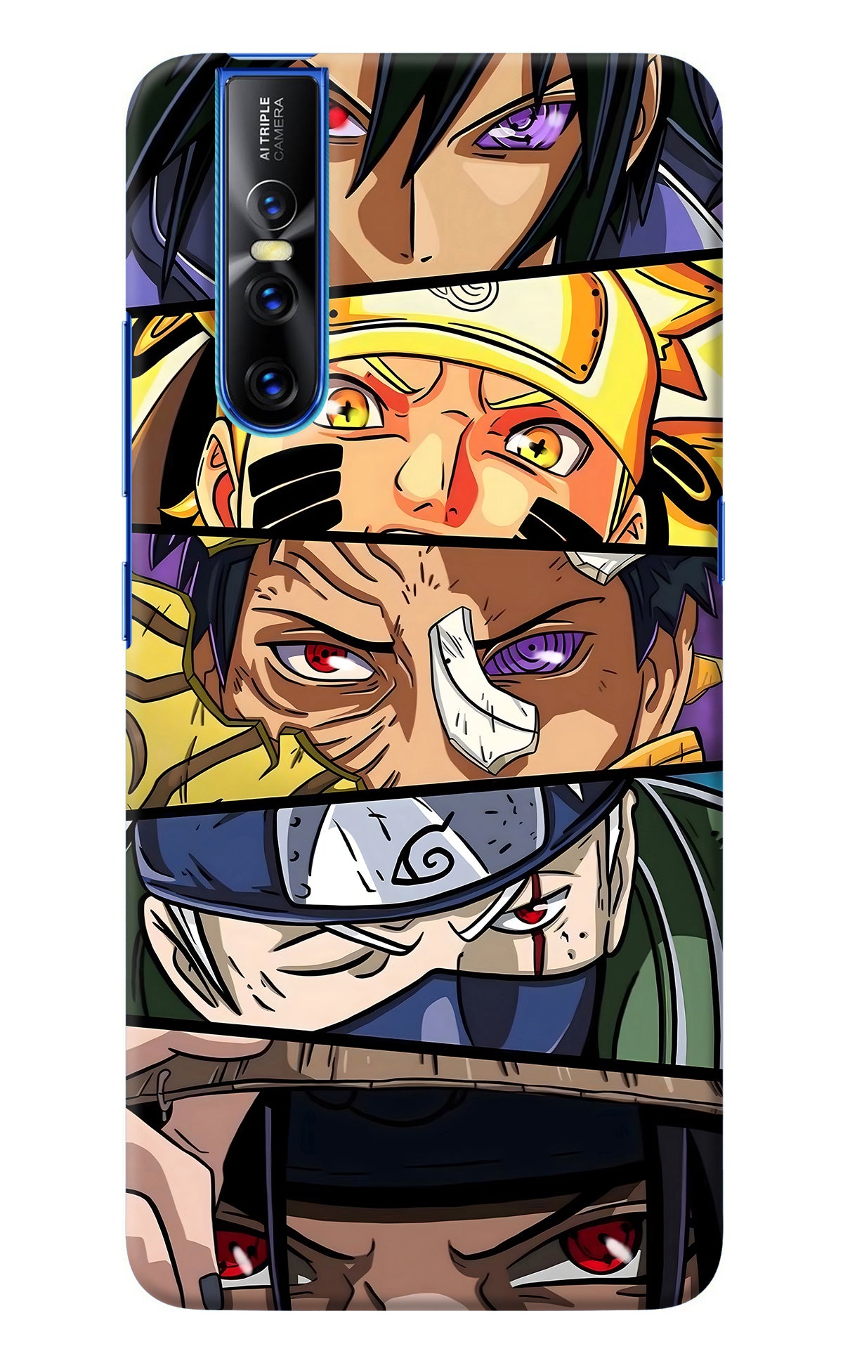 Naruto Character Vivo V15 Pro Back Cover