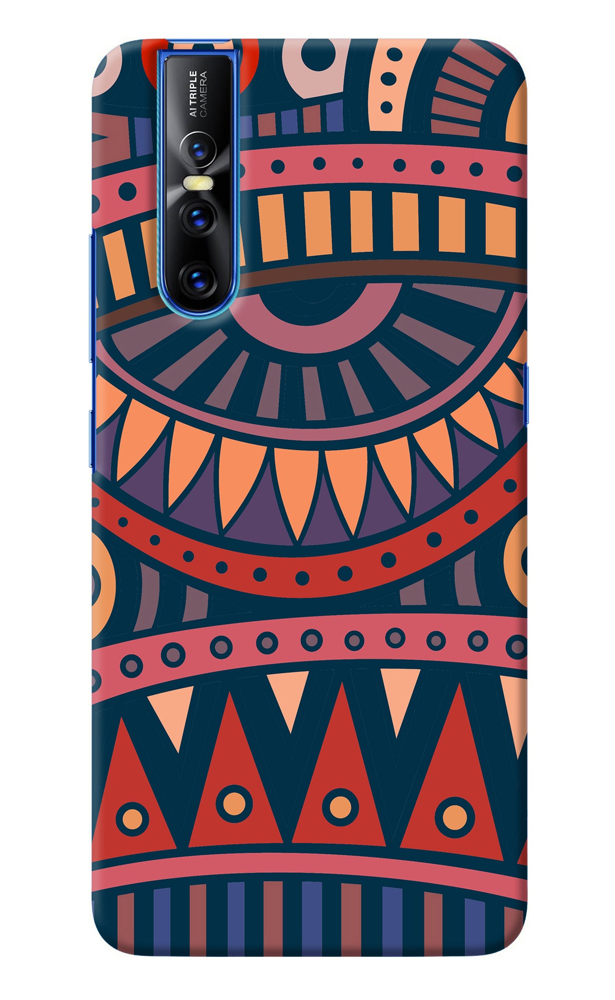 African Culture Design Vivo V15 Pro Back Cover