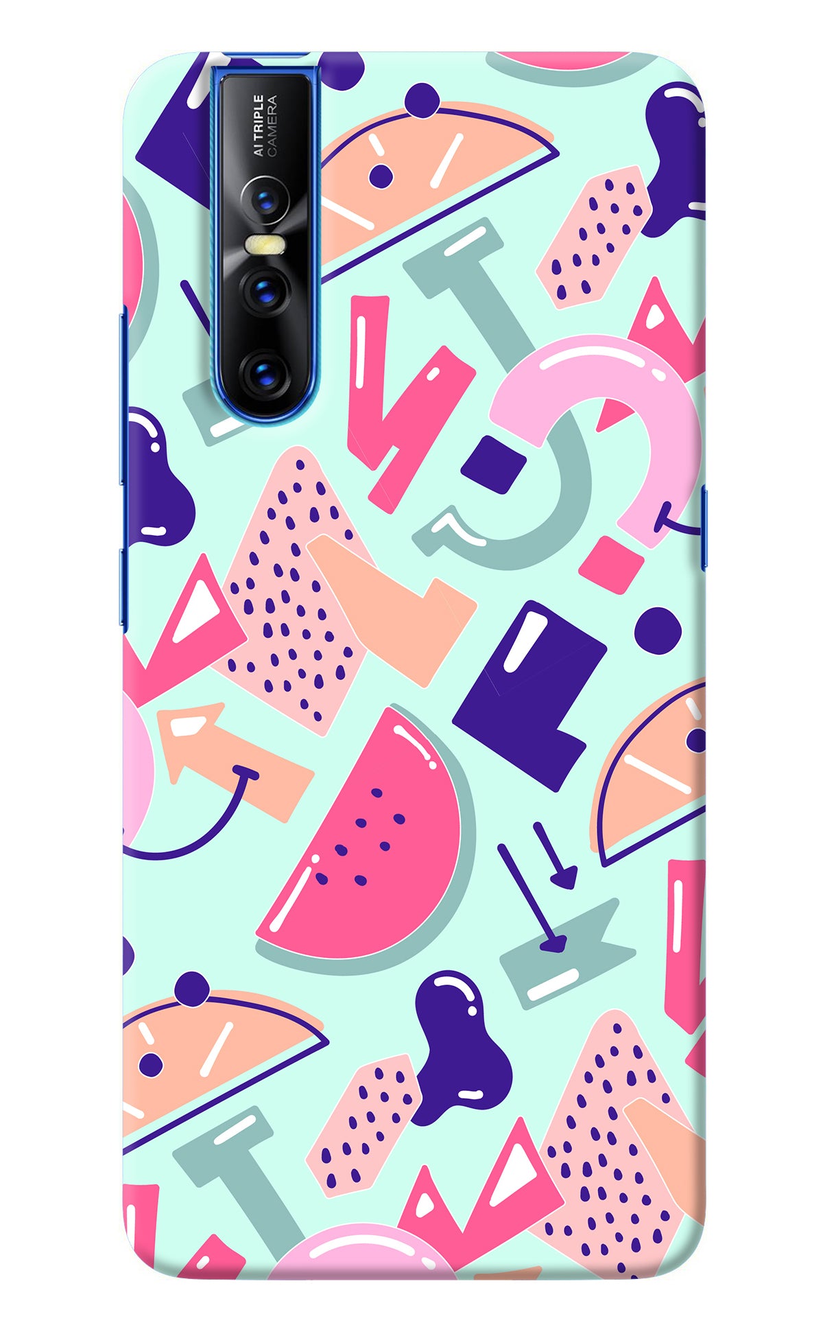 Doodle Pattern Vivo V15 Pro Back Cover