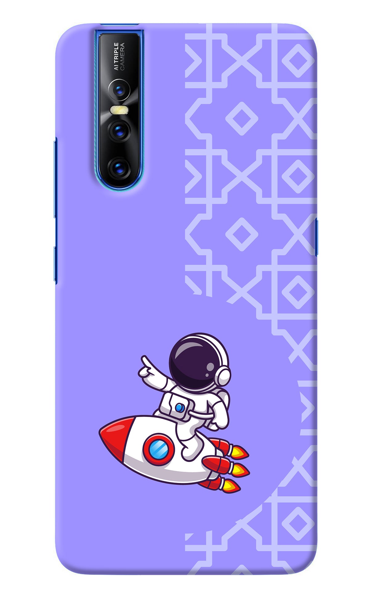 Cute Astronaut Vivo V15 Pro Back Cover