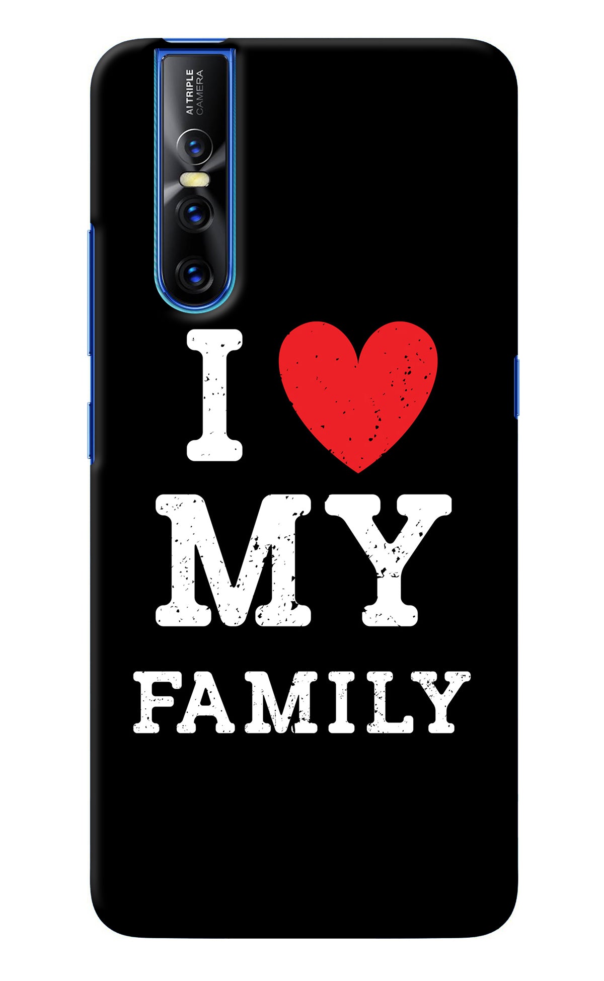 I Love My Family Vivo V15 Pro Back Cover