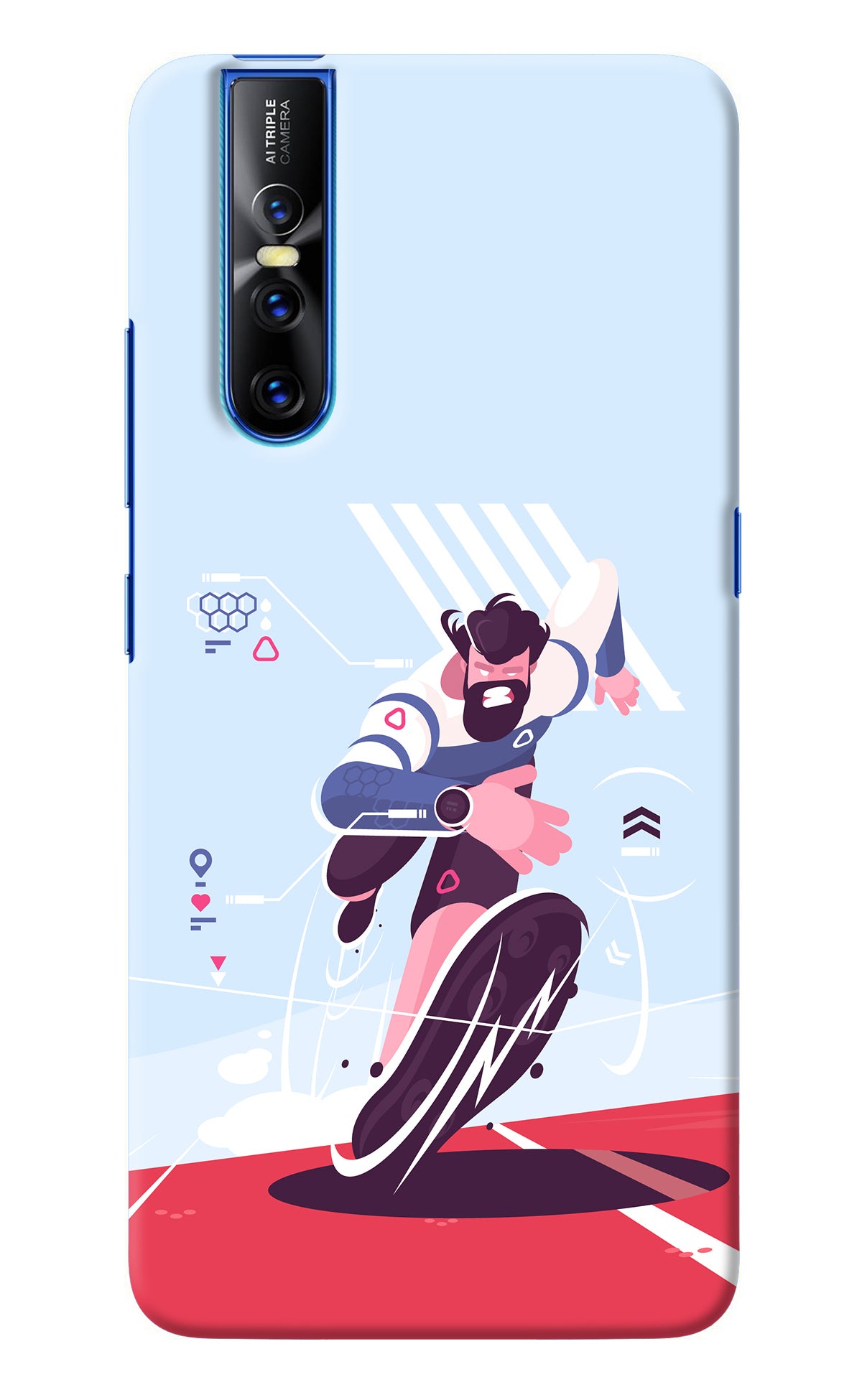 Run Pro Vivo V15 Pro Back Cover