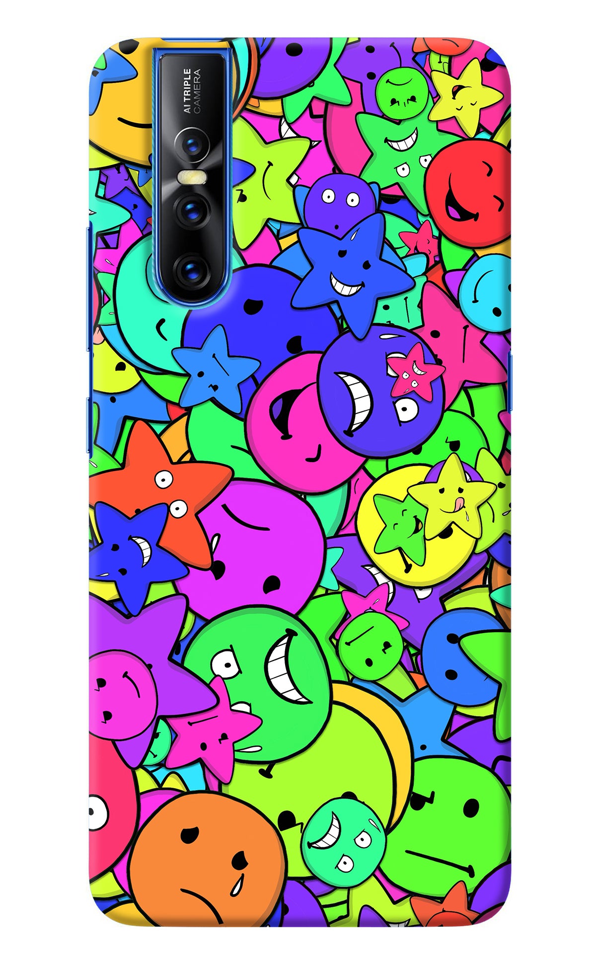 Fun Doodle Vivo V15 Pro Back Cover