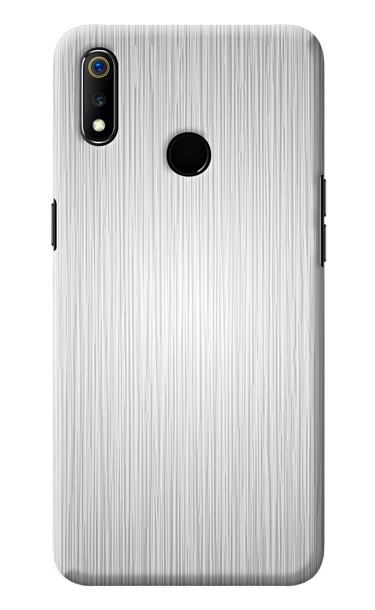 Wooden Grey Texture Realme 3 Back Cover