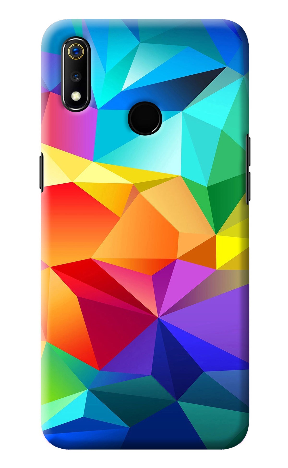 Abstract Pattern Realme 3 Back Cover