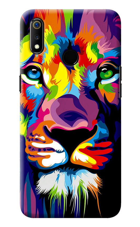 Lion Realme 3 Back Cover