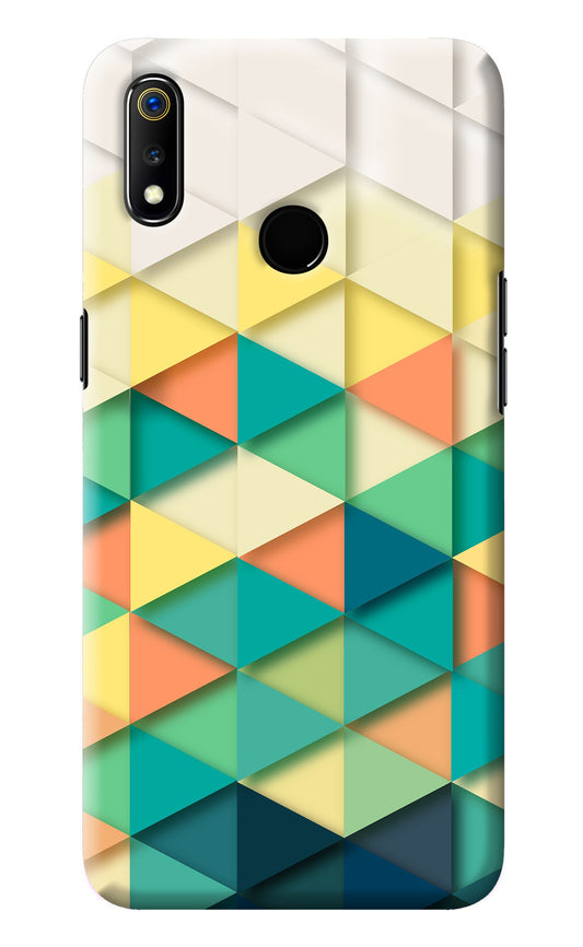 Abstract Realme 3 Back Cover