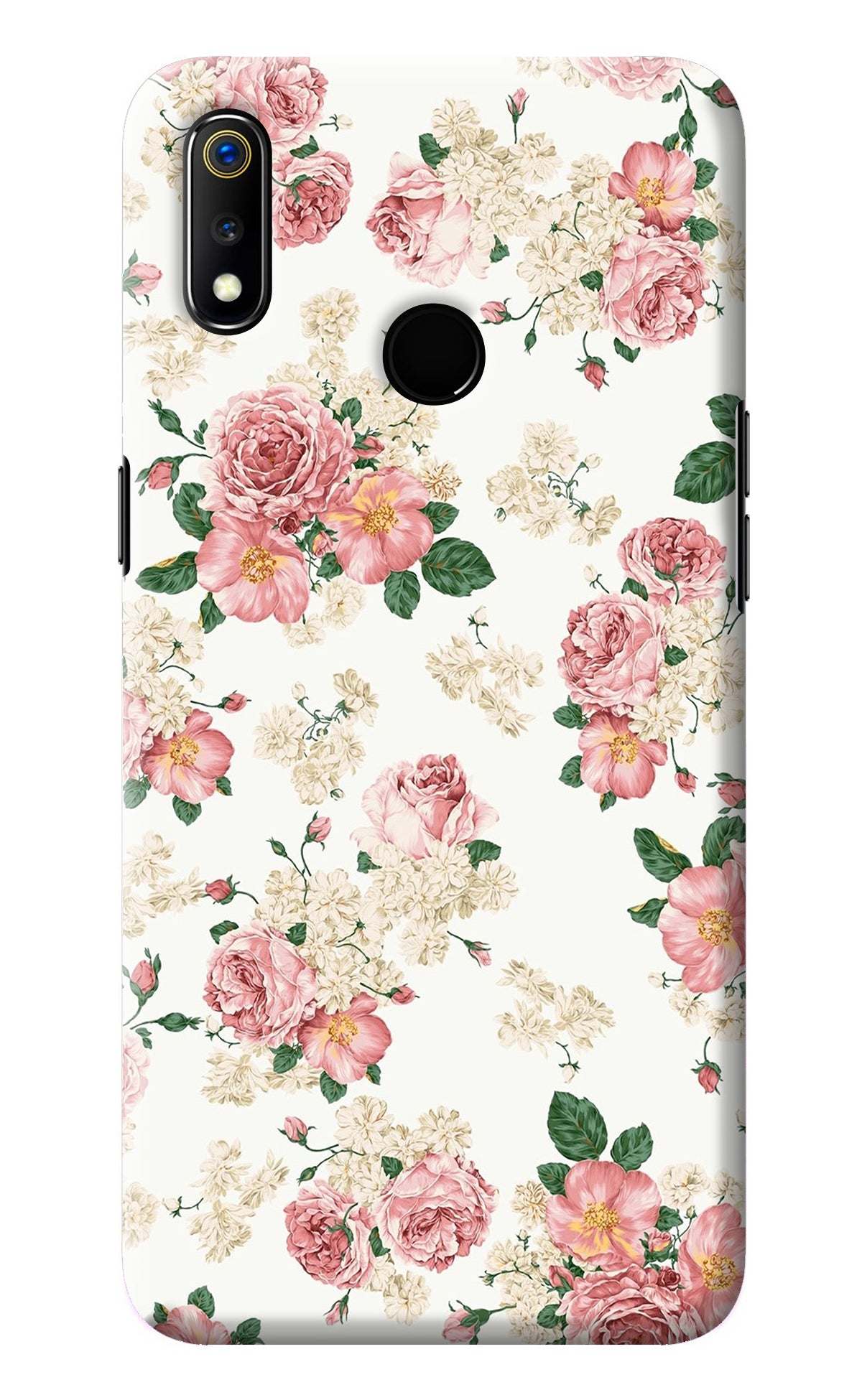 Flowers Realme 3 Back Cover