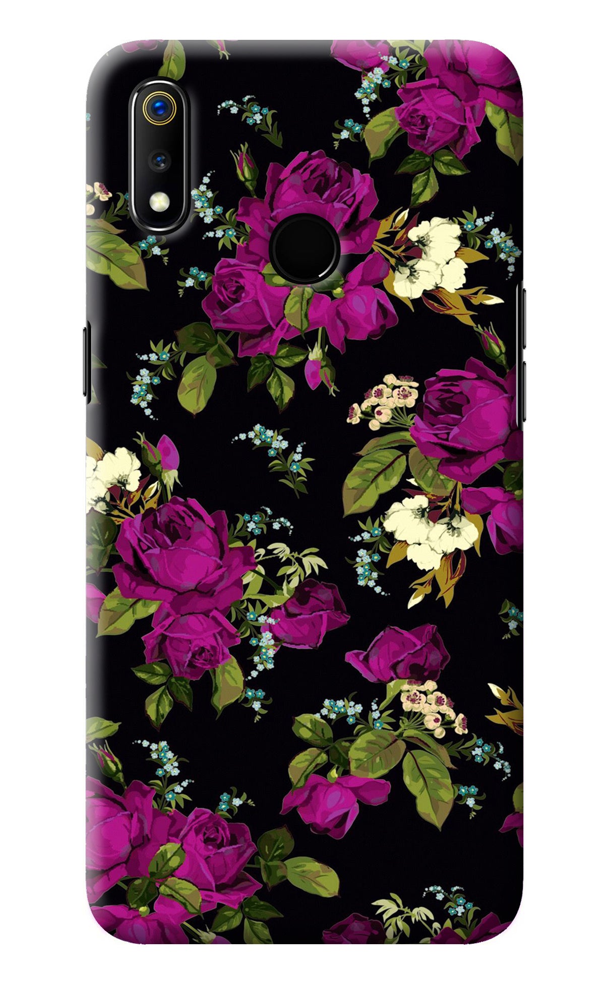 Flowers Realme 3 Back Cover