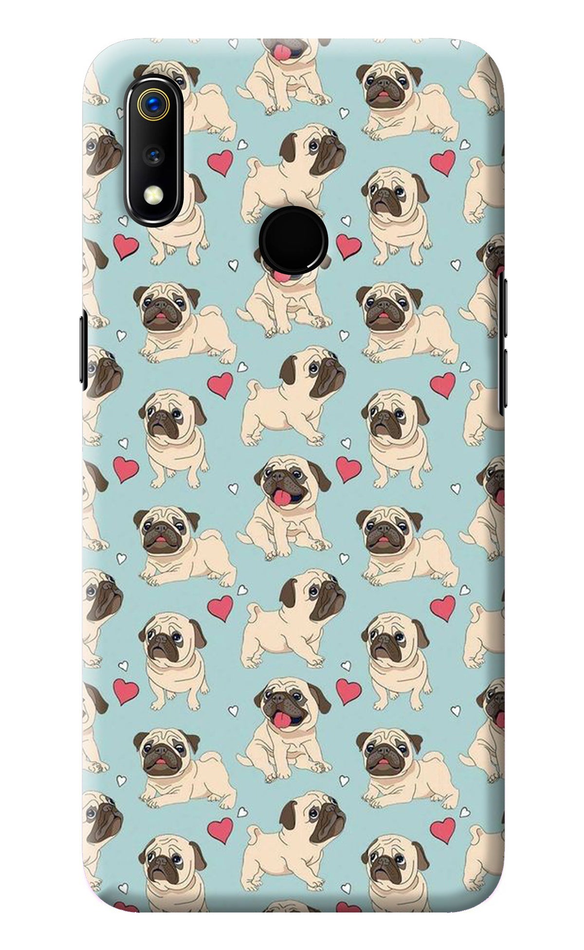 Pug Dog Realme 3 Back Cover