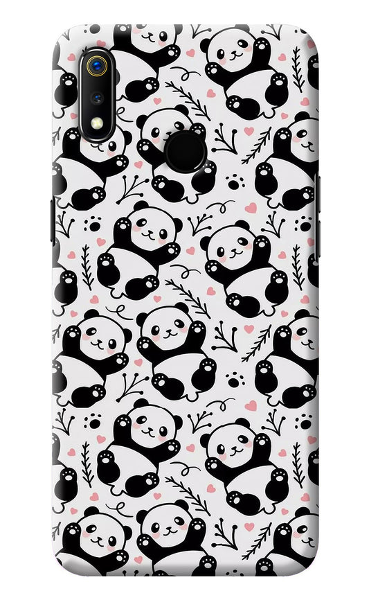 Cute Panda Realme 3 Back Cover