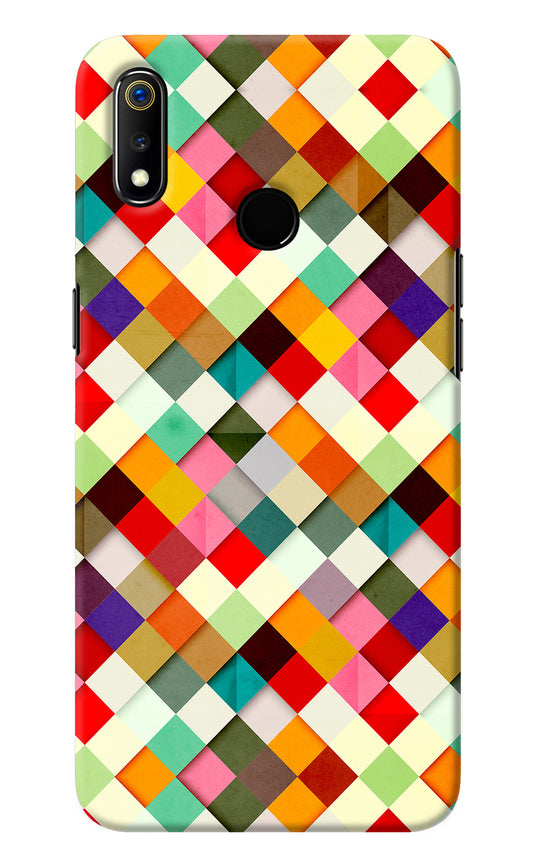 Geometric Abstract Colorful Realme 3 Back Cover