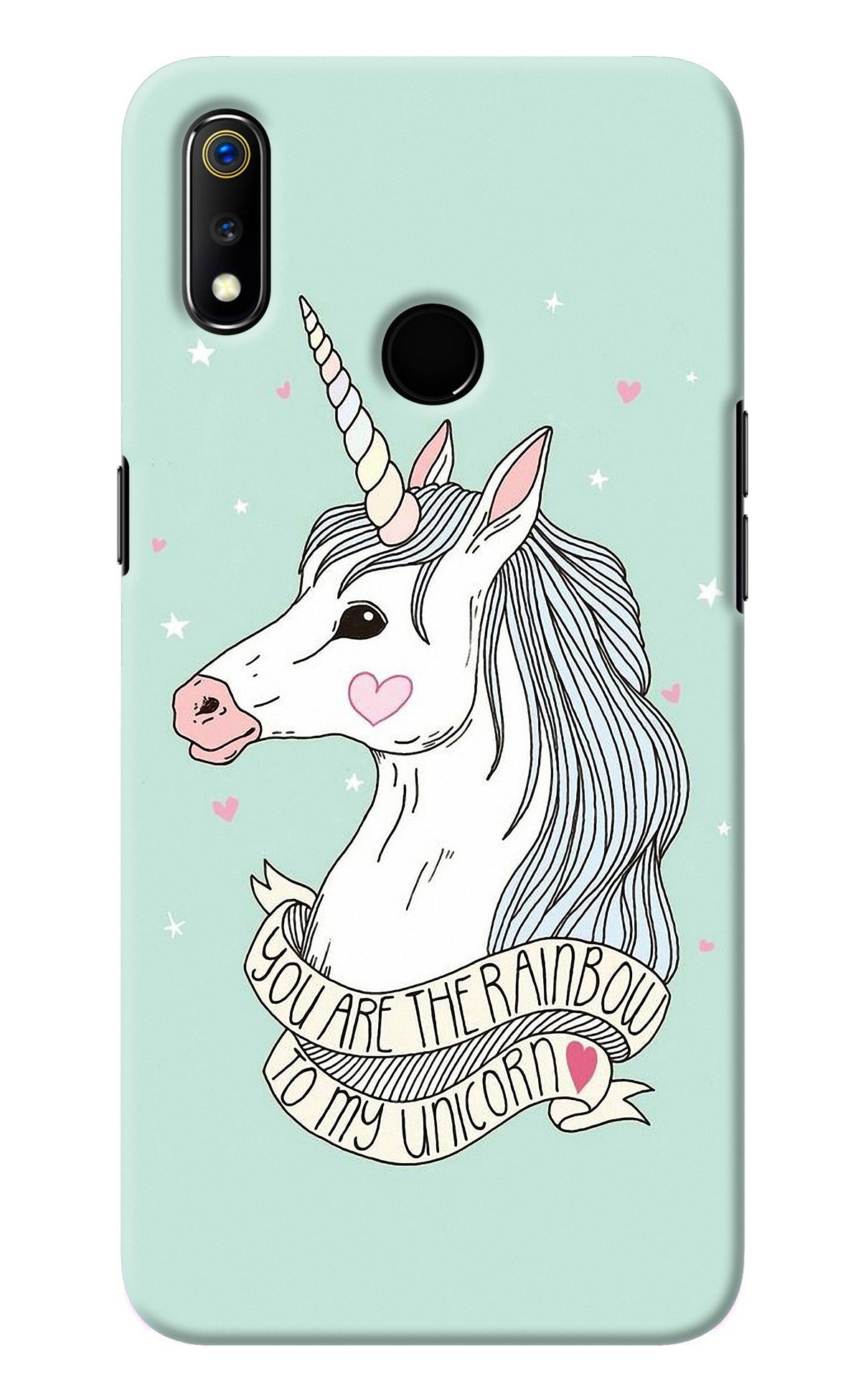 Unicorn Wallpaper Realme 3 Back Cover