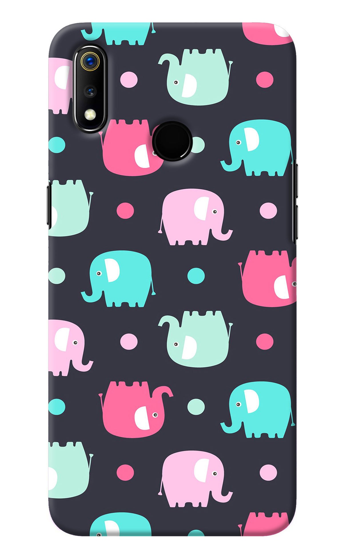 Elephants Realme 3 Back Cover