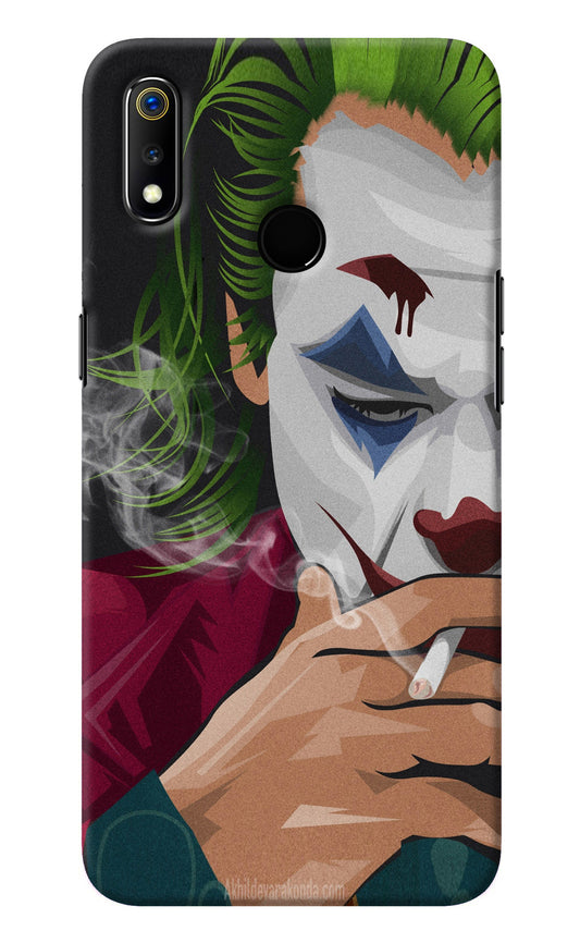 Joker Smoking Realme 3 Back Cover