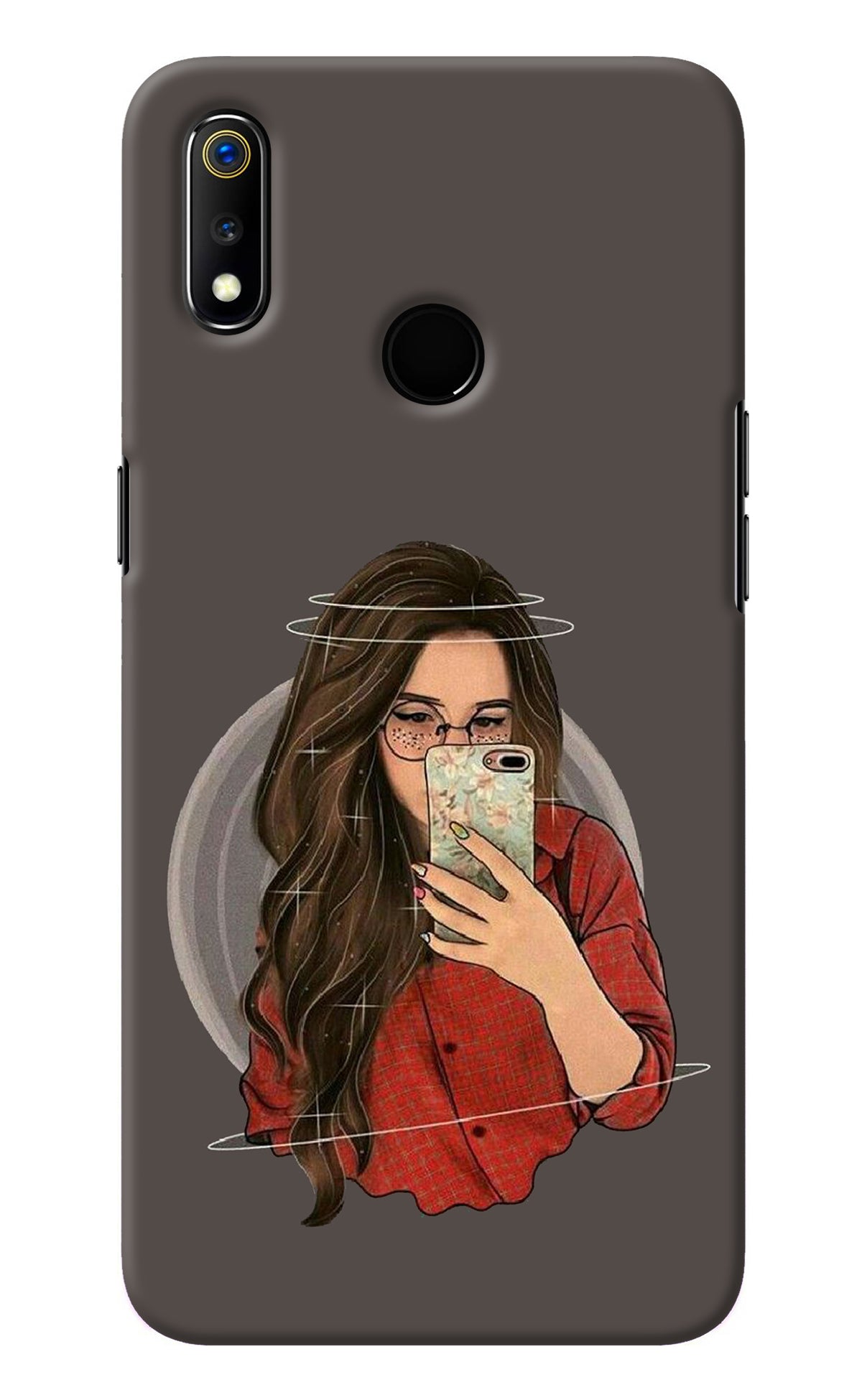 Selfie Queen Realme 3 Back Cover