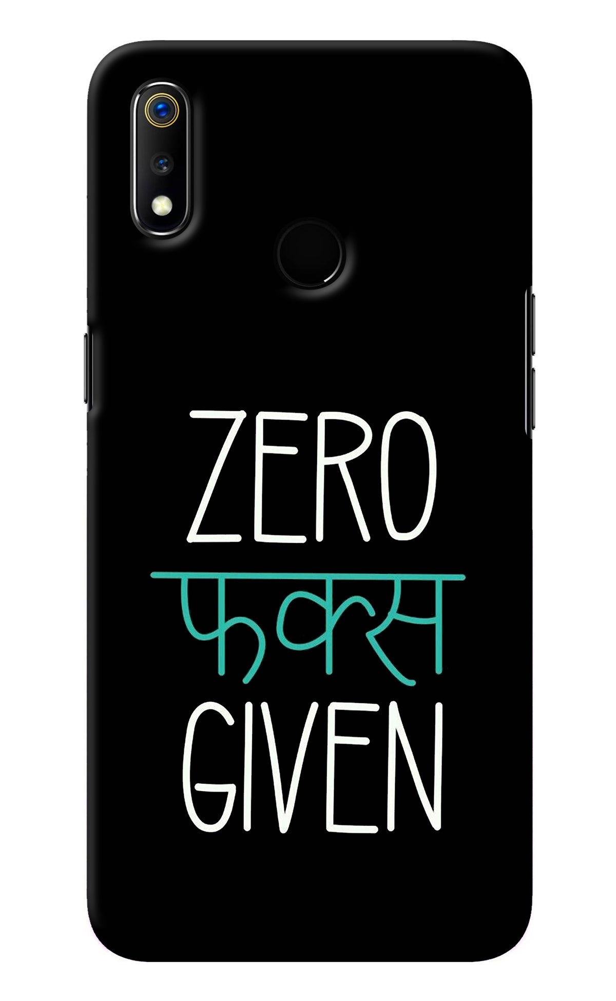 Zero Fucks Given Realme 3 Back Cover