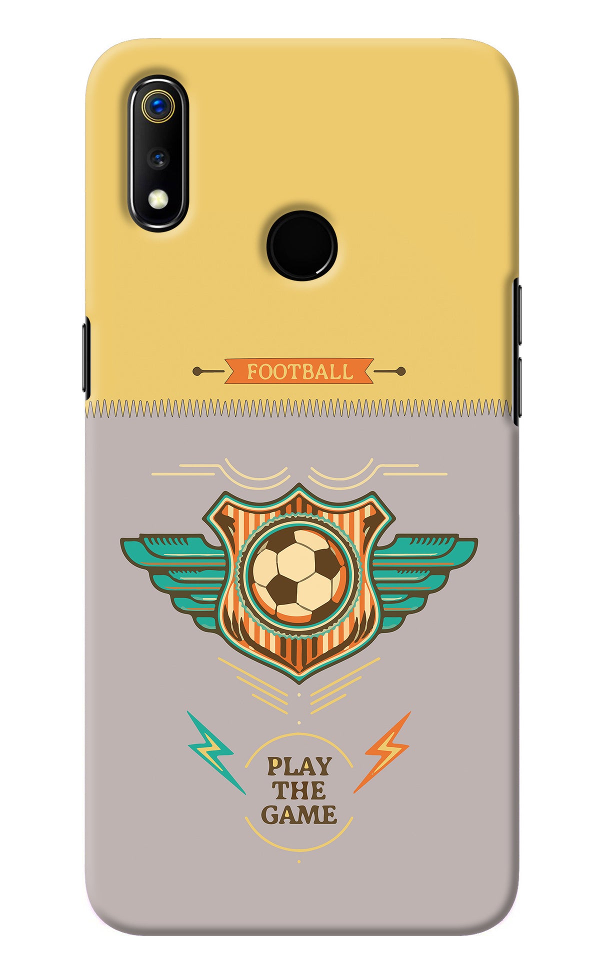 Football Realme 3 Back Cover