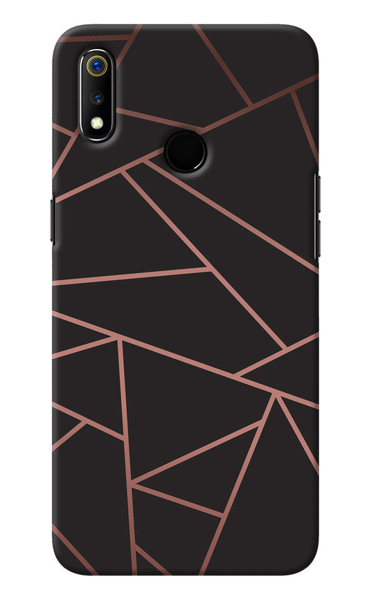 Geometric Pattern Realme 3 Back Cover