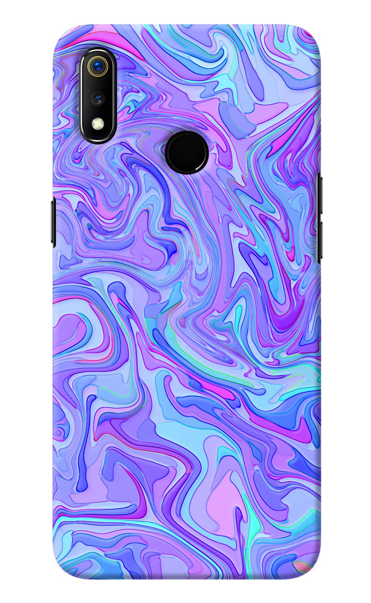 Glitter Realme 3 Back Cover