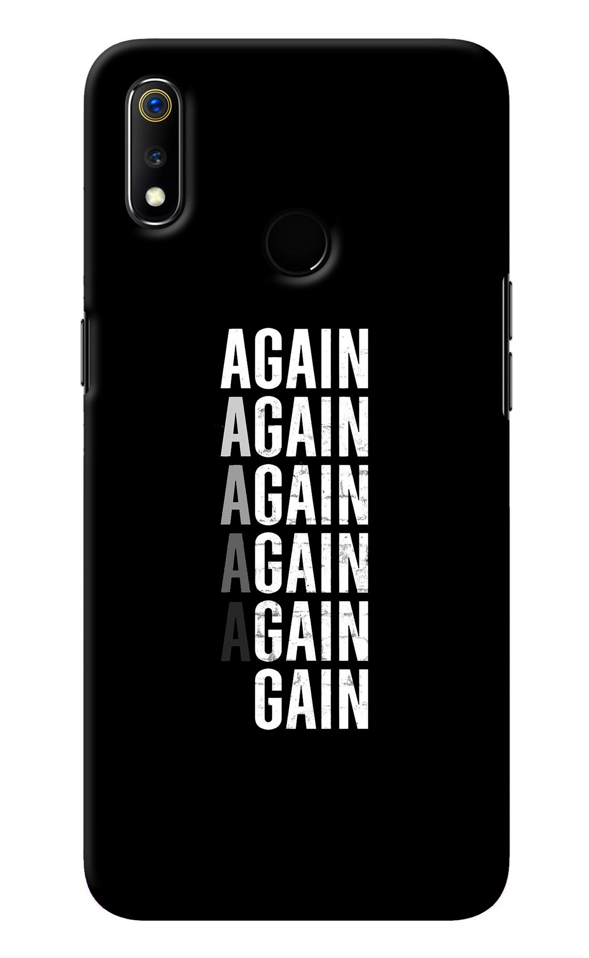 Again Again Gain Realme 3 Back Cover