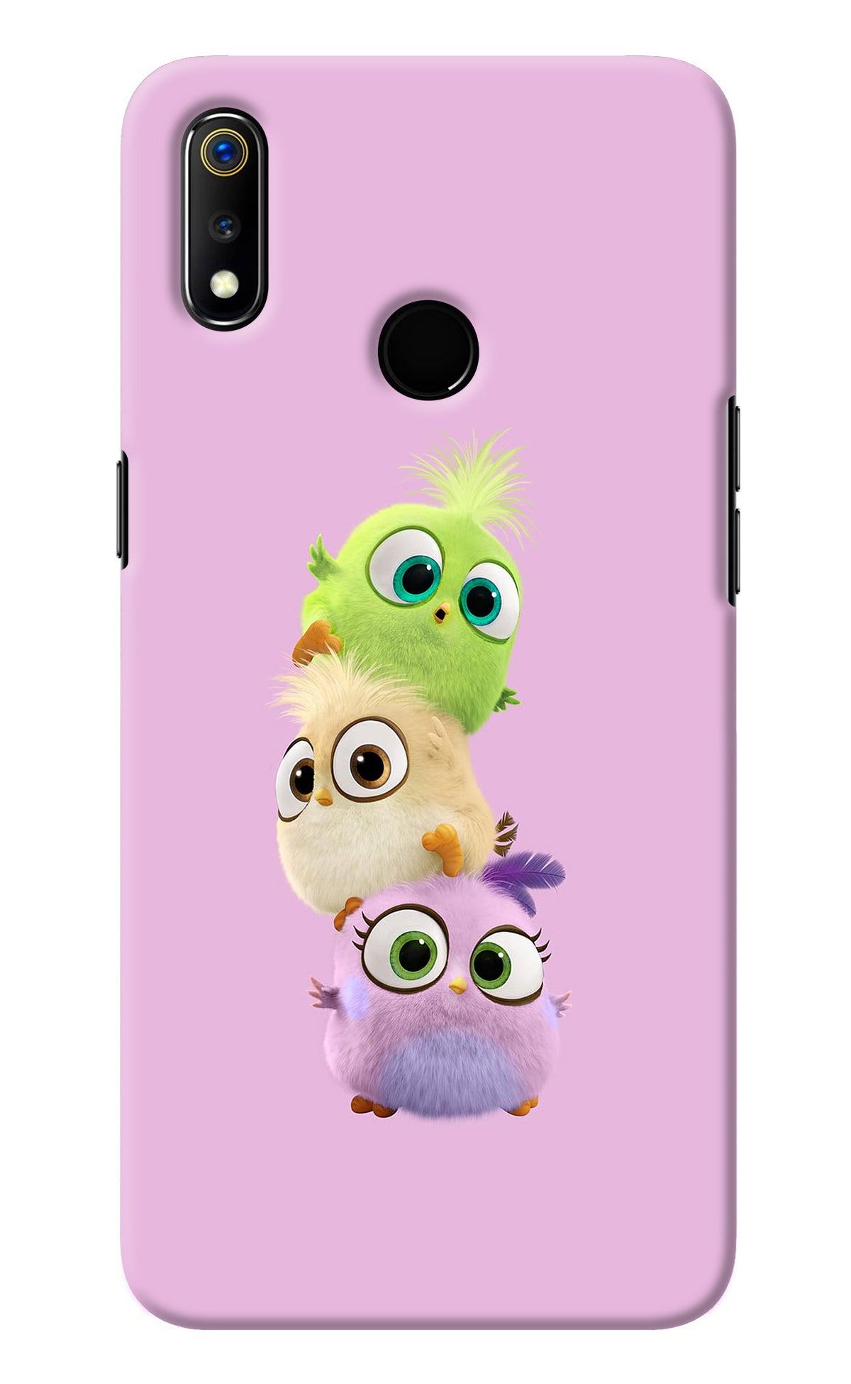 Cute Little Birds Realme 3 Back Cover