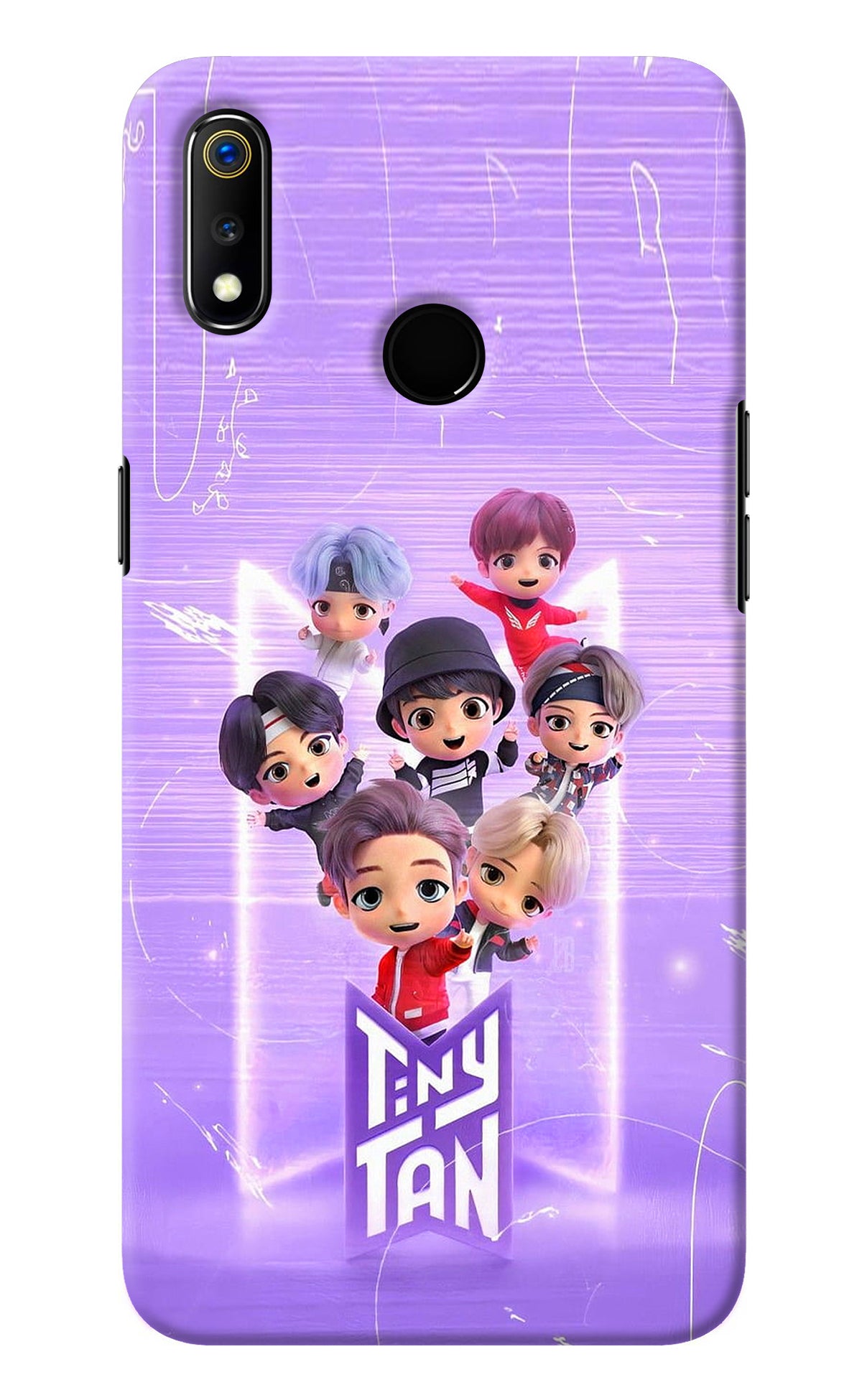 BTS Tiny Tan Realme 3 Back Cover