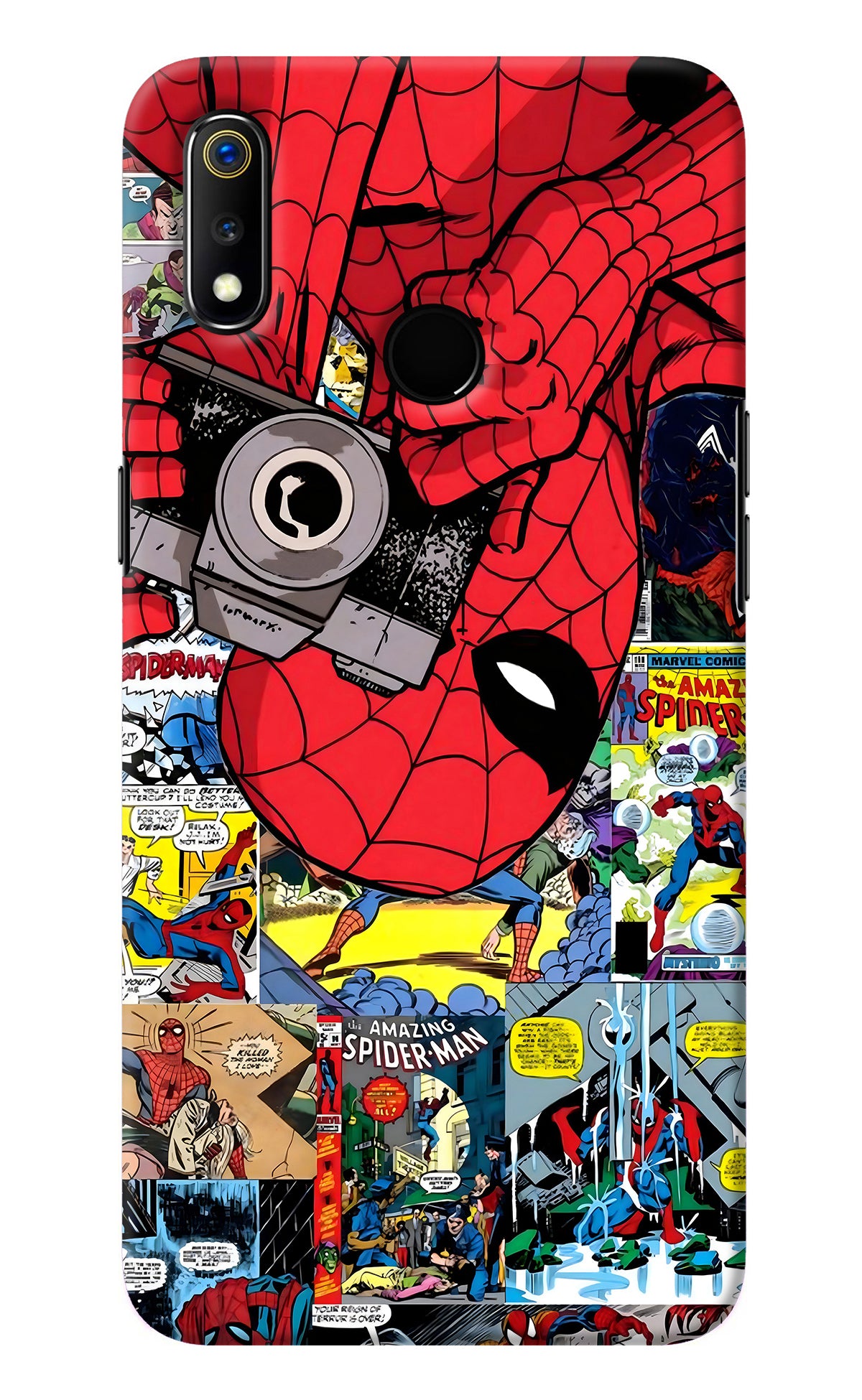 Spider Man Realme 3 Back Cover