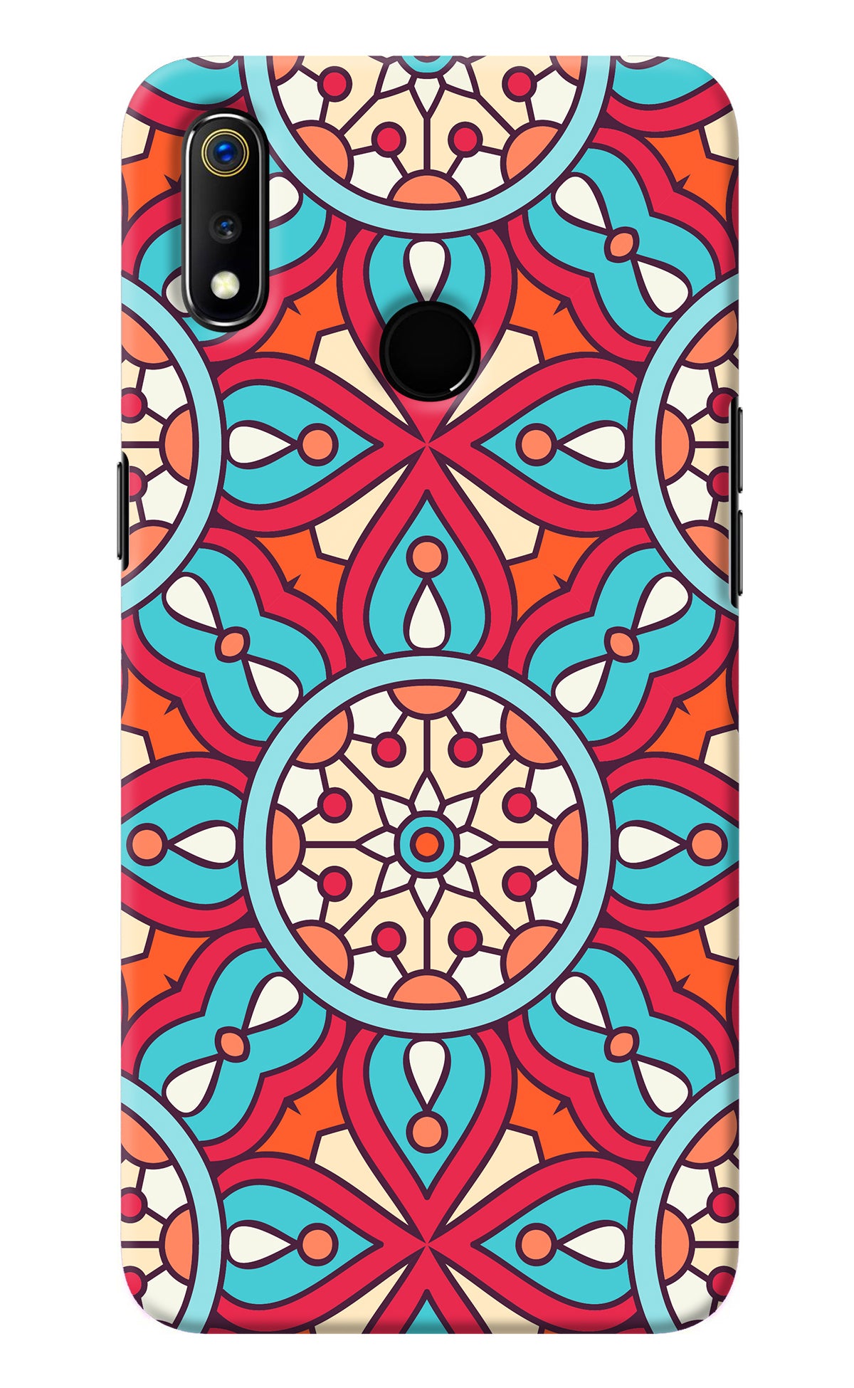 Mandala Geometric Realme 3 Back Cover