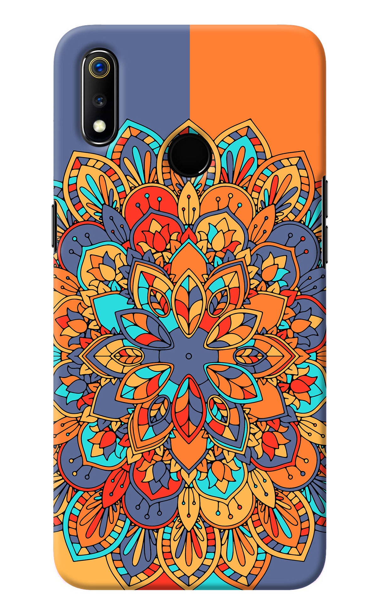 Color Mandala Realme 3 Back Cover