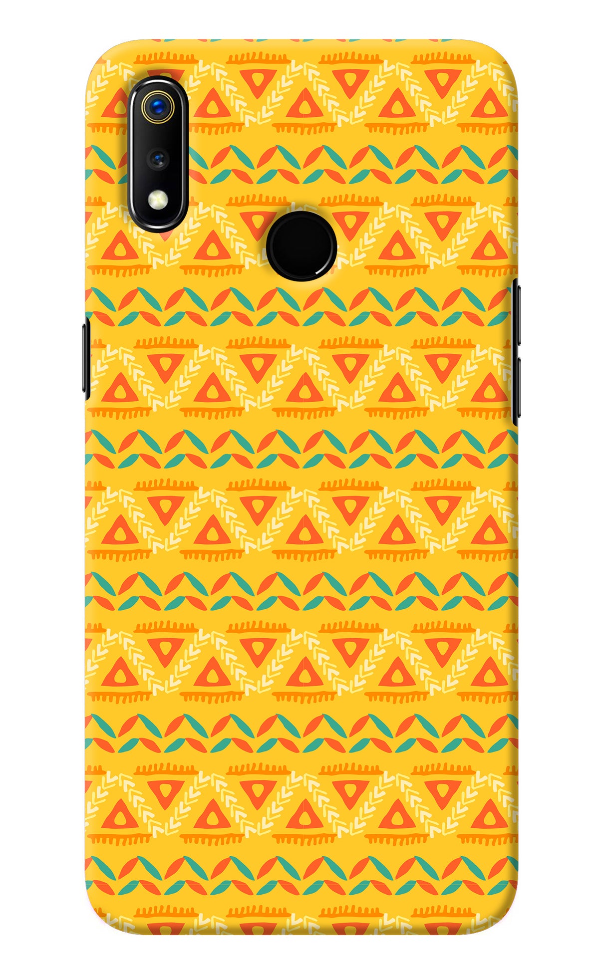 Tribal Pattern Realme 3 Back Cover