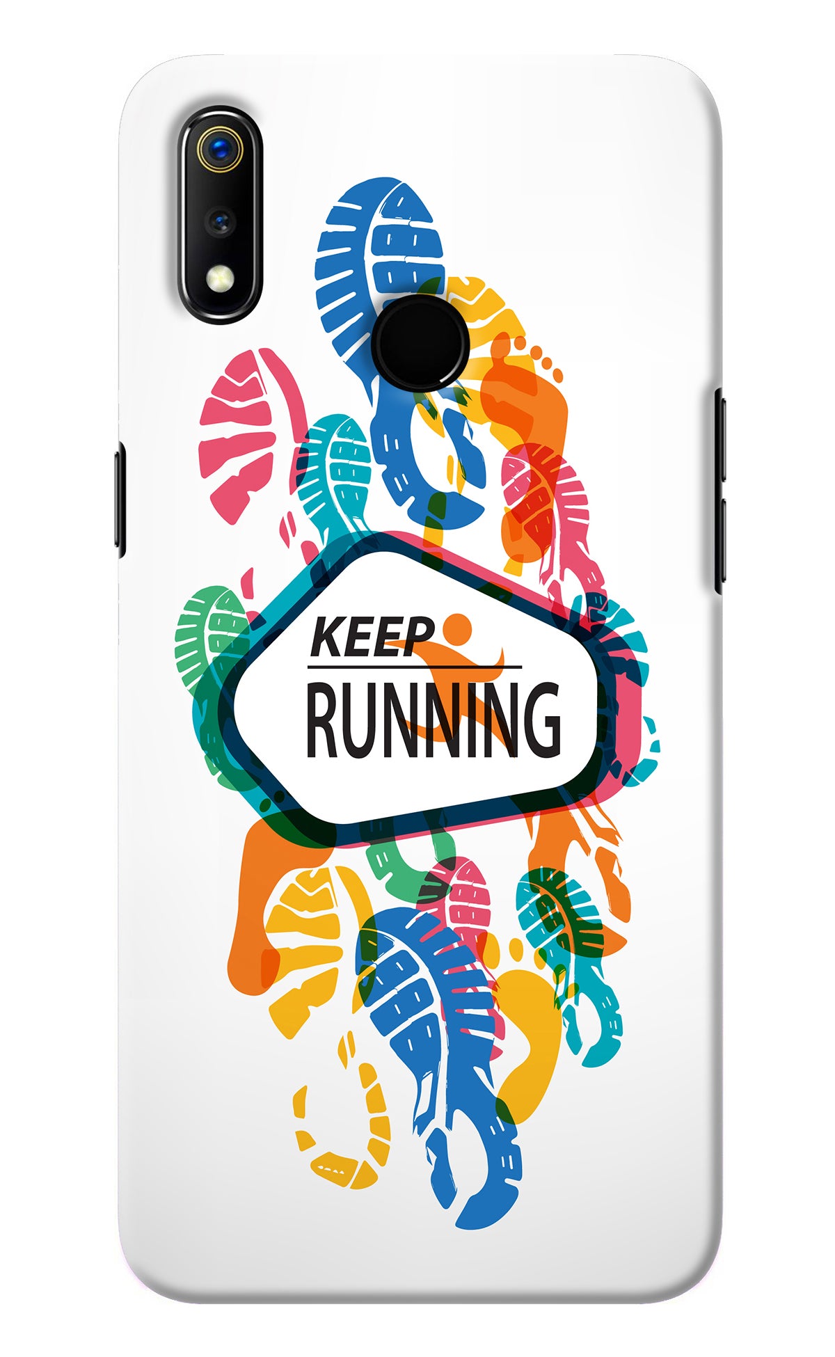 Keep Running Realme 3 Back Cover