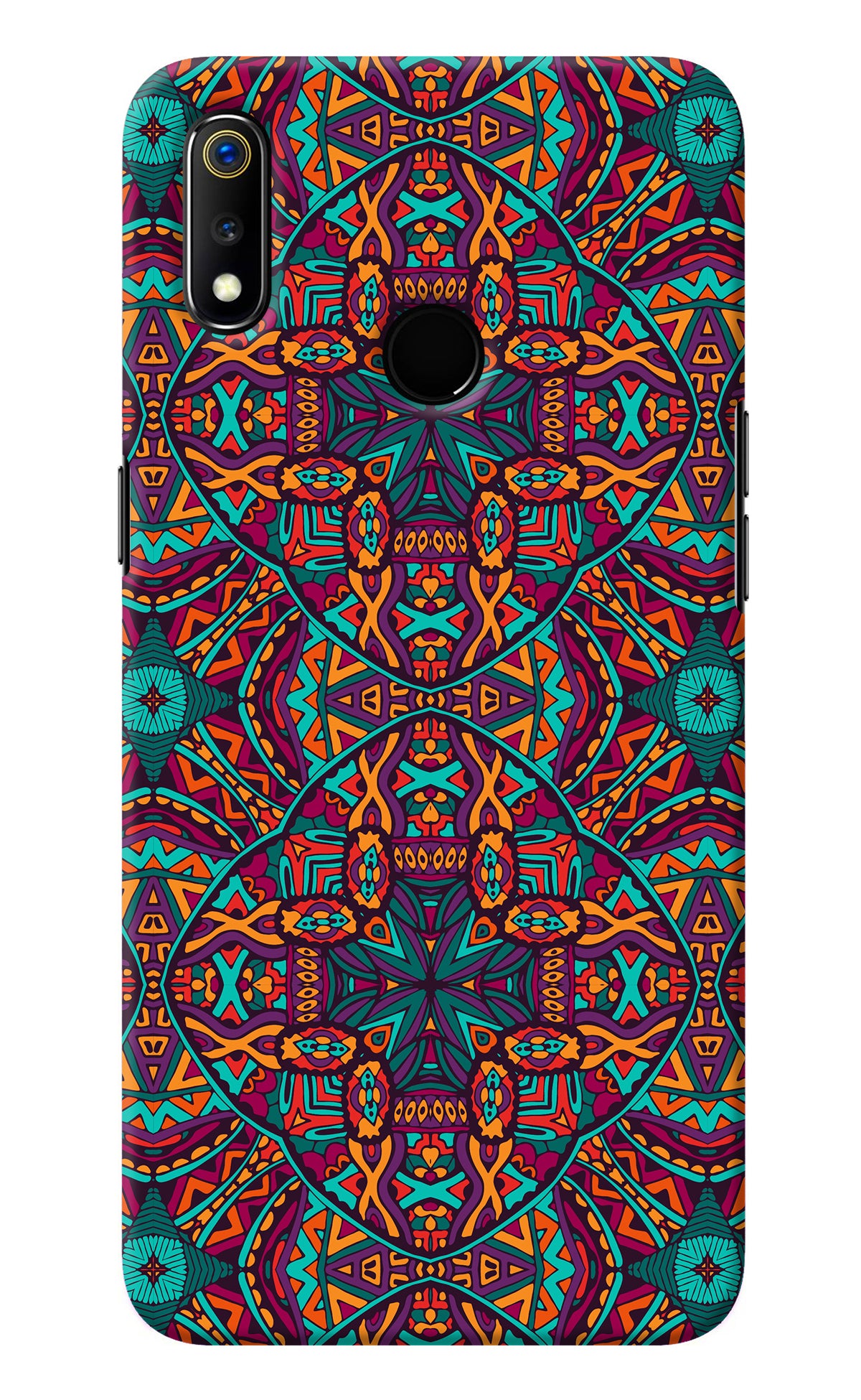 Colour Mandala Realme 3 Back Cover