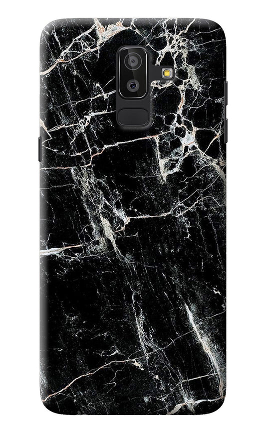 Black Marble Texture Samsung On8 2018 Back Cover