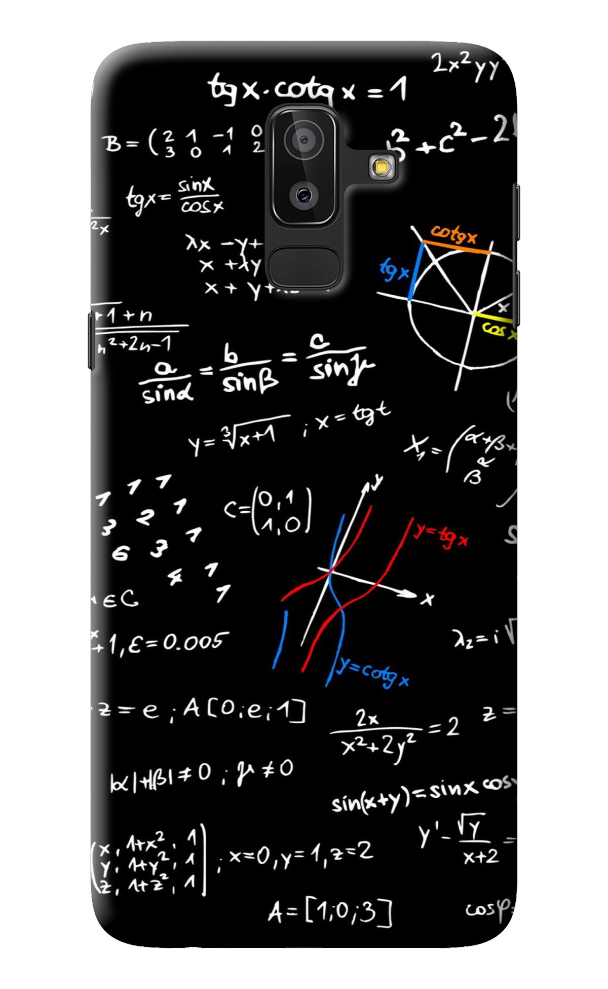 Mathematics Formula Samsung On8 2018 Back Cover