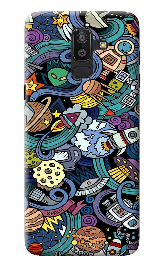 Space Abstract Samsung On8 2018 Back Cover