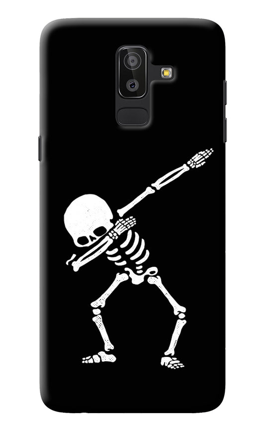 Dabbing Skeleton Art Samsung On8 2018 Back Cover