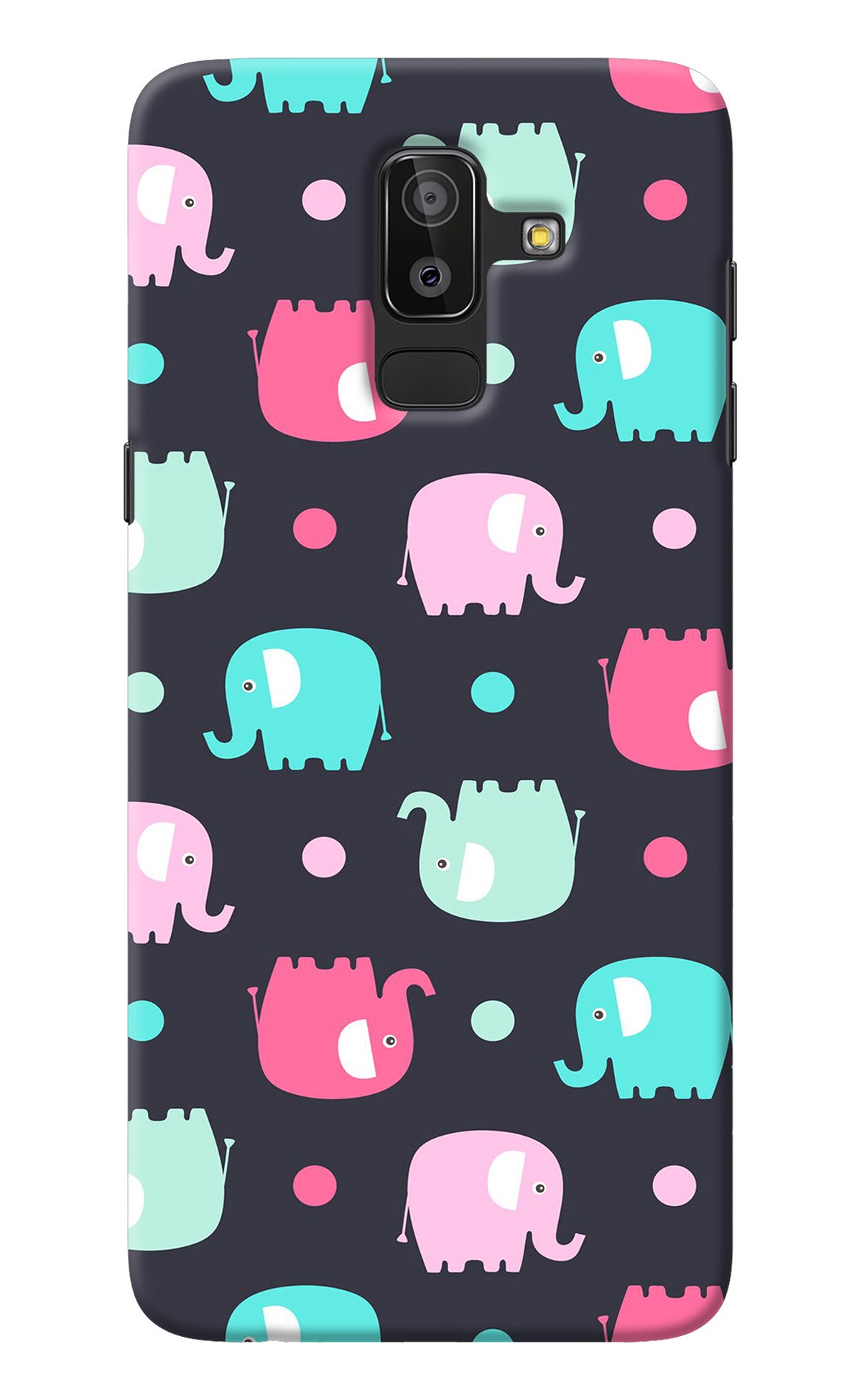 Elephants Samsung On8 2018 Back Cover