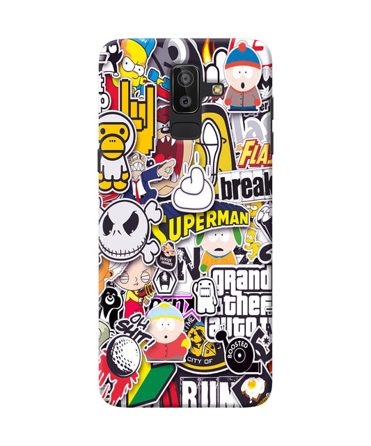 Sticker Bomb Samsung On8 2018 Back Cover