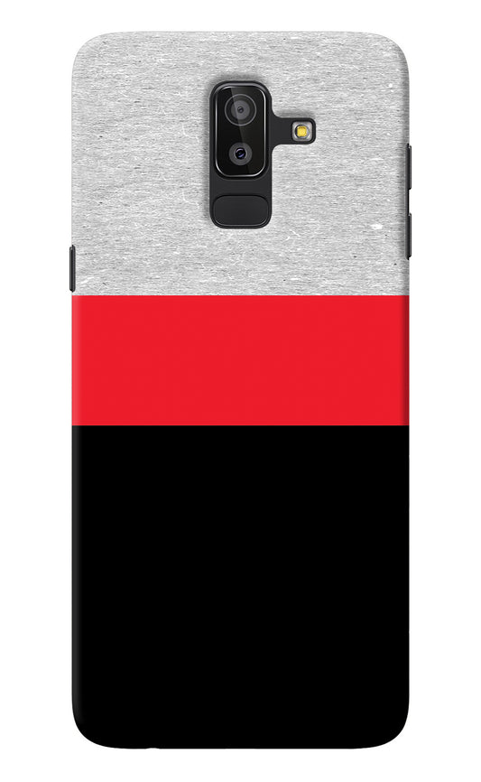 Tri Color Pattern Samsung On8 2018 Back Cover