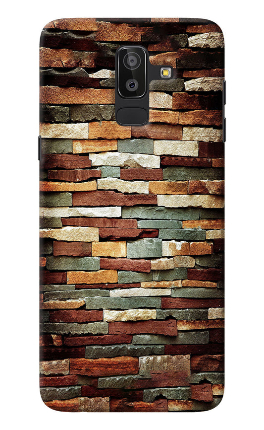 Bricks Pattern Samsung On8 2018 Back Cover