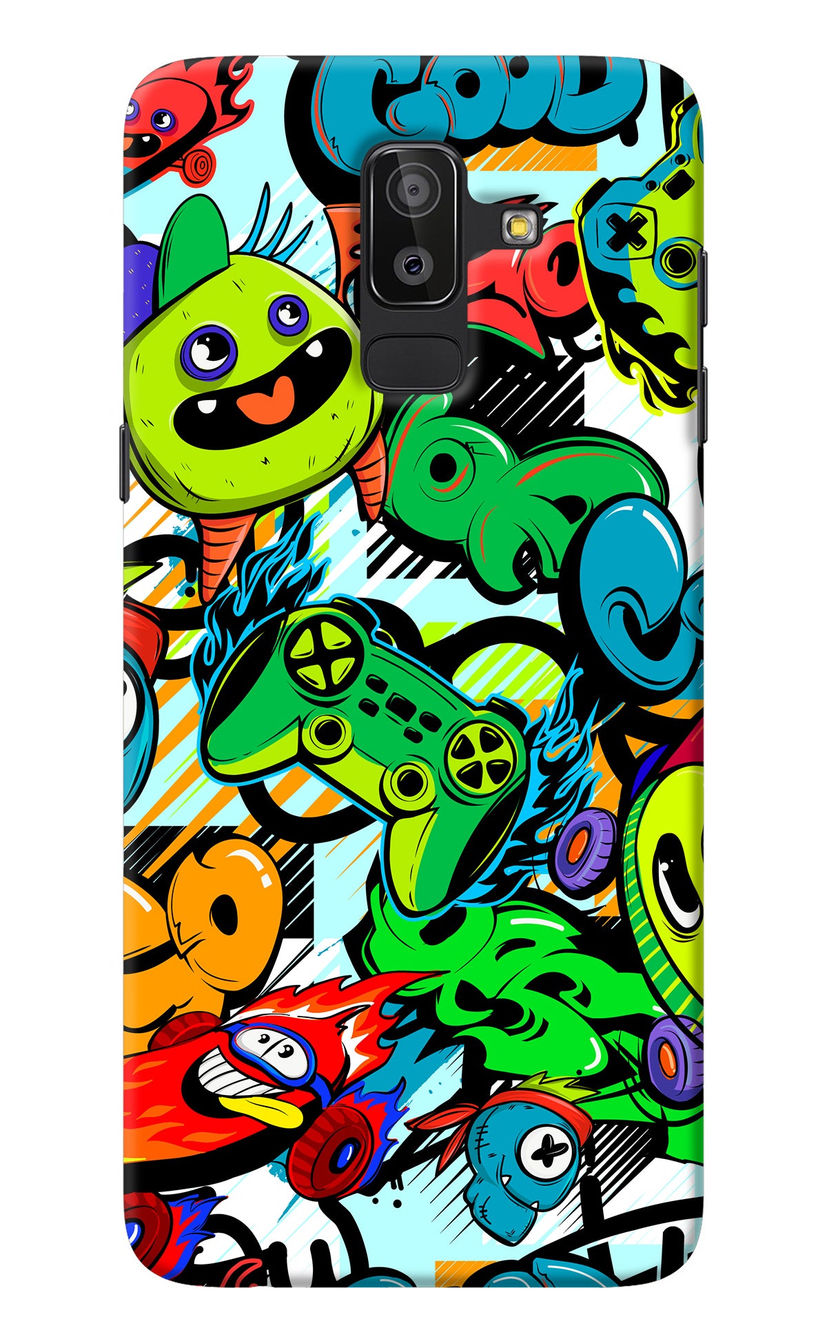 Game Doodle Samsung On8 2018 Back Cover