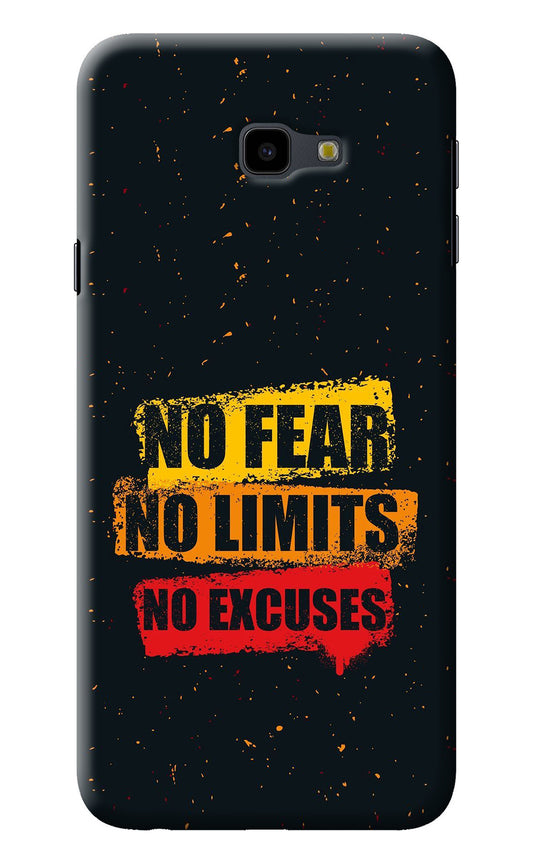 No Fear No Limits No Excuse Samsung J4 Plus Back Cover