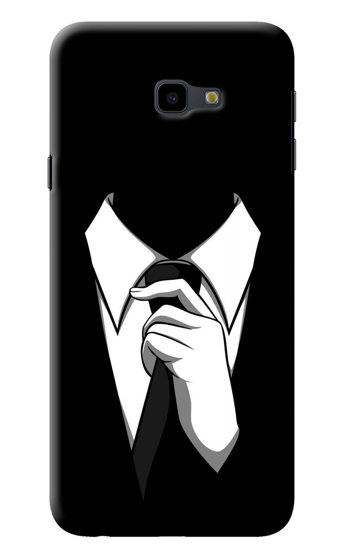 Black Tie Samsung J4 Plus Back Cover