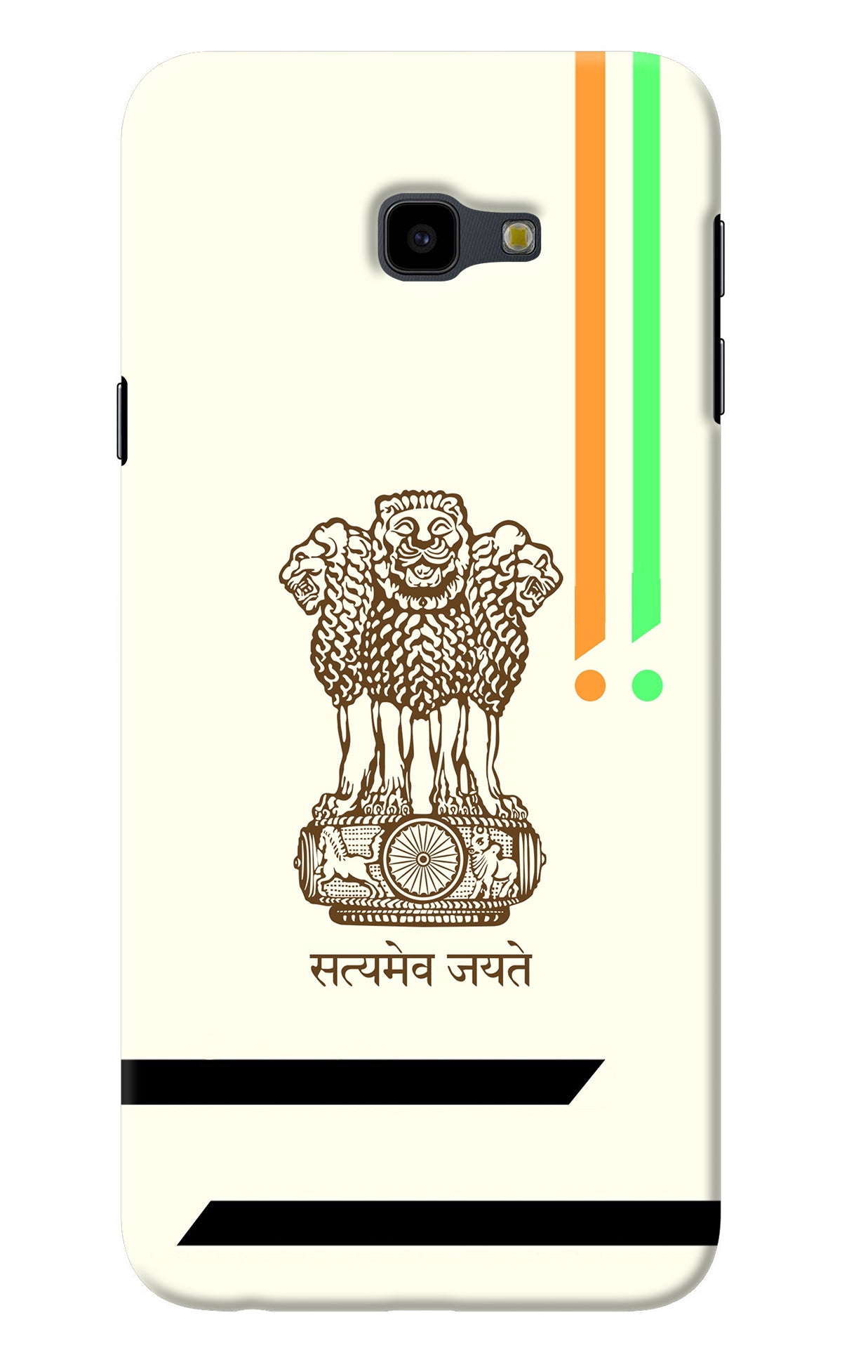 Satyamev Jayate Brown Logo Samsung J4 Plus Back Cover